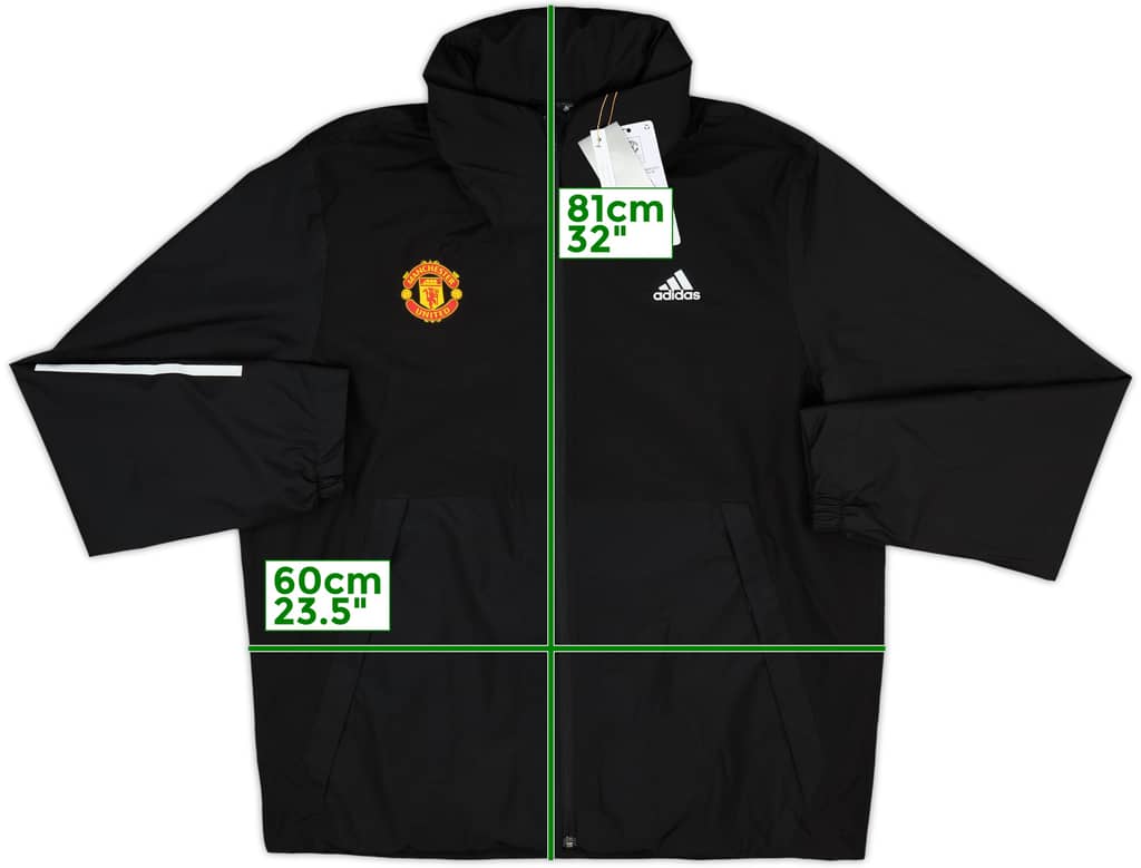 2022-23 Manchester United adidas Rain Jacket (L)