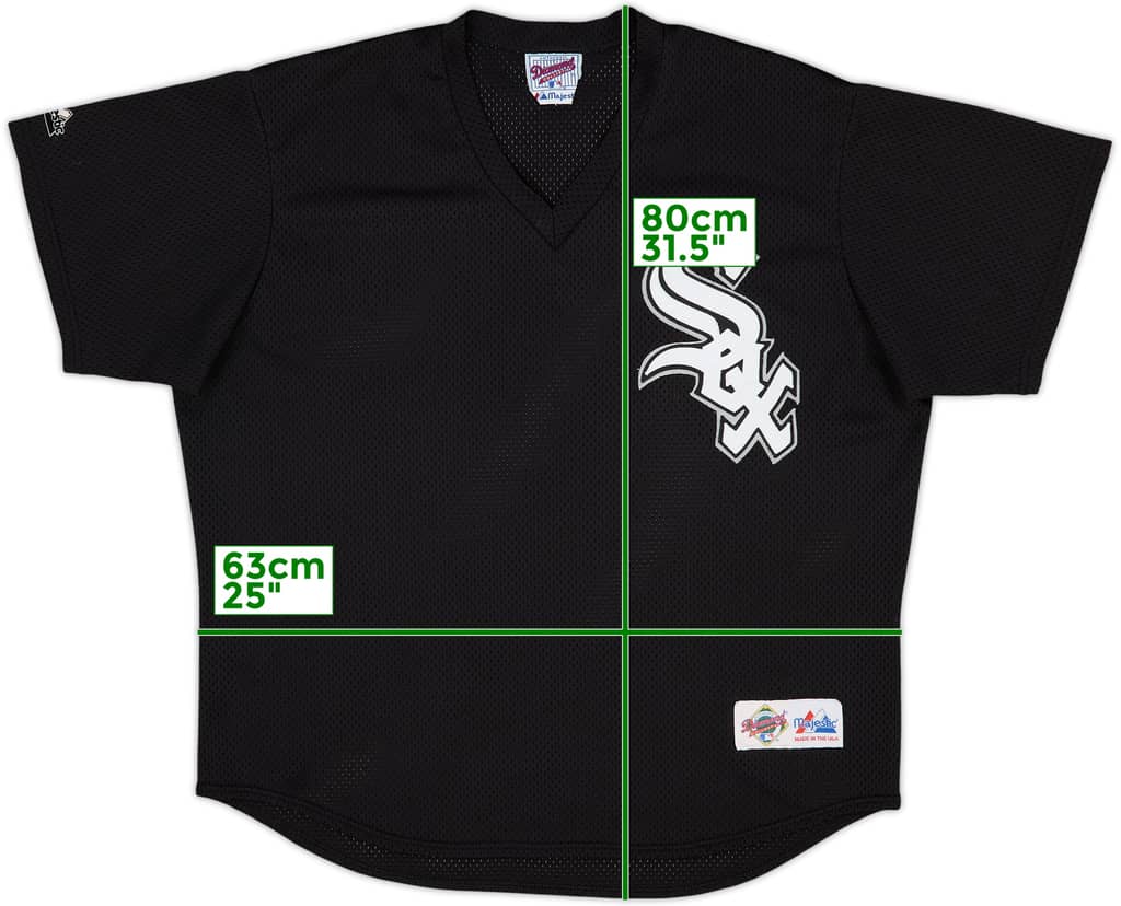 1990-95 Chicago White Sox Majestic Batting Practice Jersey - 9/10 - (XXL)