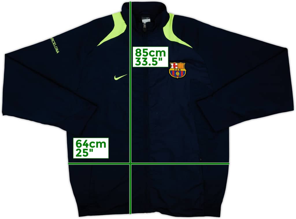 2005-06 Barcelona Nike Track Jacket - 5/10 - (XXL)