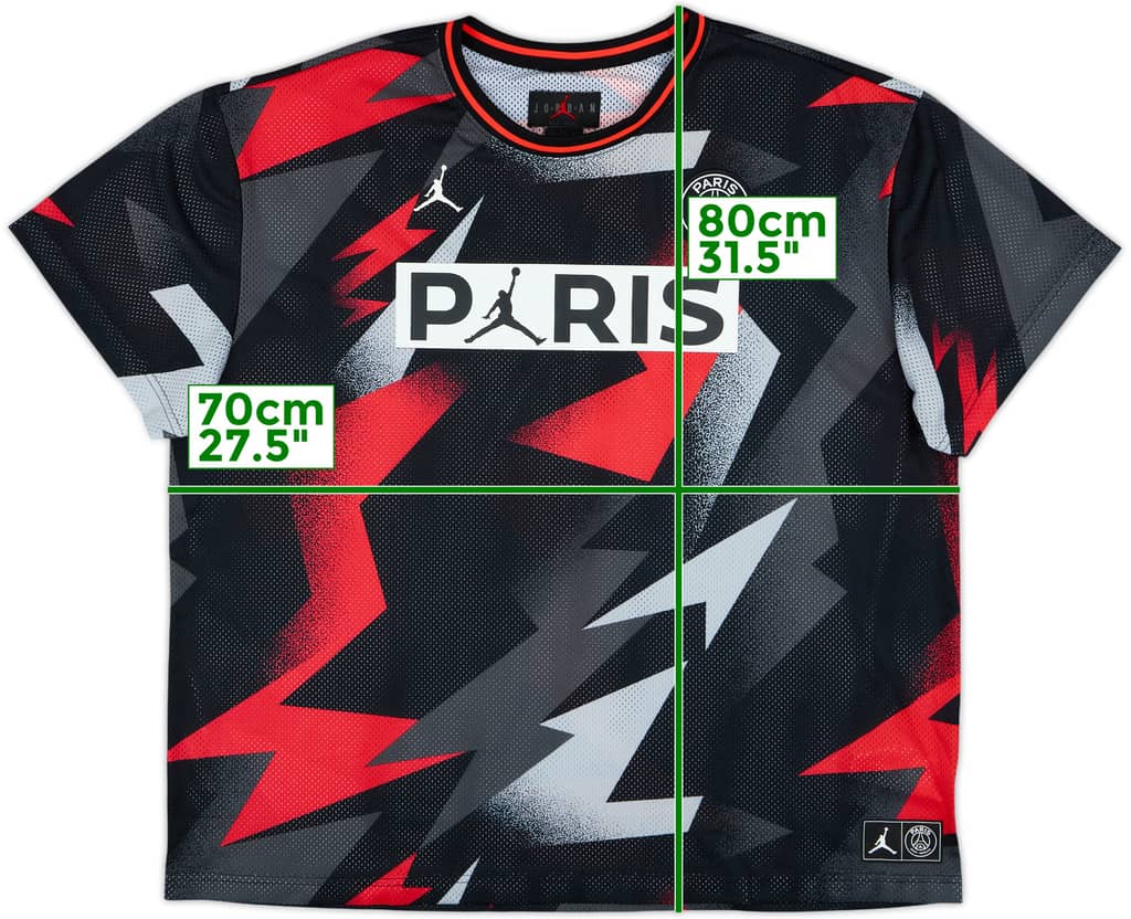 2019-20 Paris Saint-Germain Nike/Jordan Training Shirt - 10/10 - (XXL)