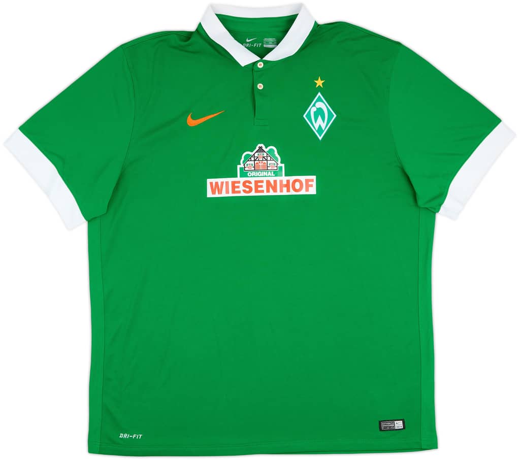 2014-15 Werder Bremen Home Shirt - 8/10 - (XXL)