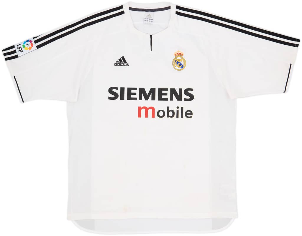 2003-04 Real Madrid Home Shirt - 5/10 - (L)