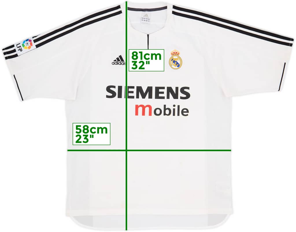 2003-04 Real Madrid Home Shirt - 5/10 - (L)