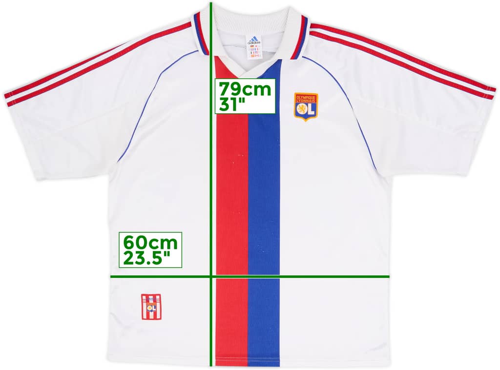 1998-00 Lyon Home Shirt - 8/10 - (XL)