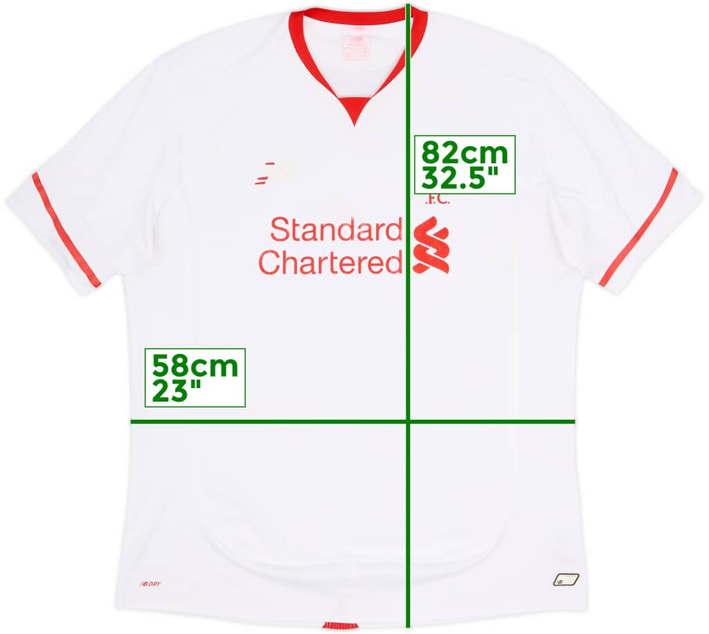 2015-16 Liverpool Away Shirt - 4/10 - (XXL)