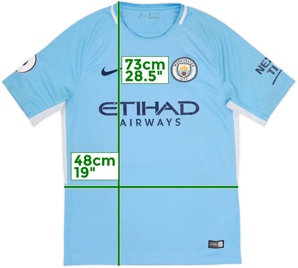 2017-18 Manchester City Home Shirt - 5/10 - (M)