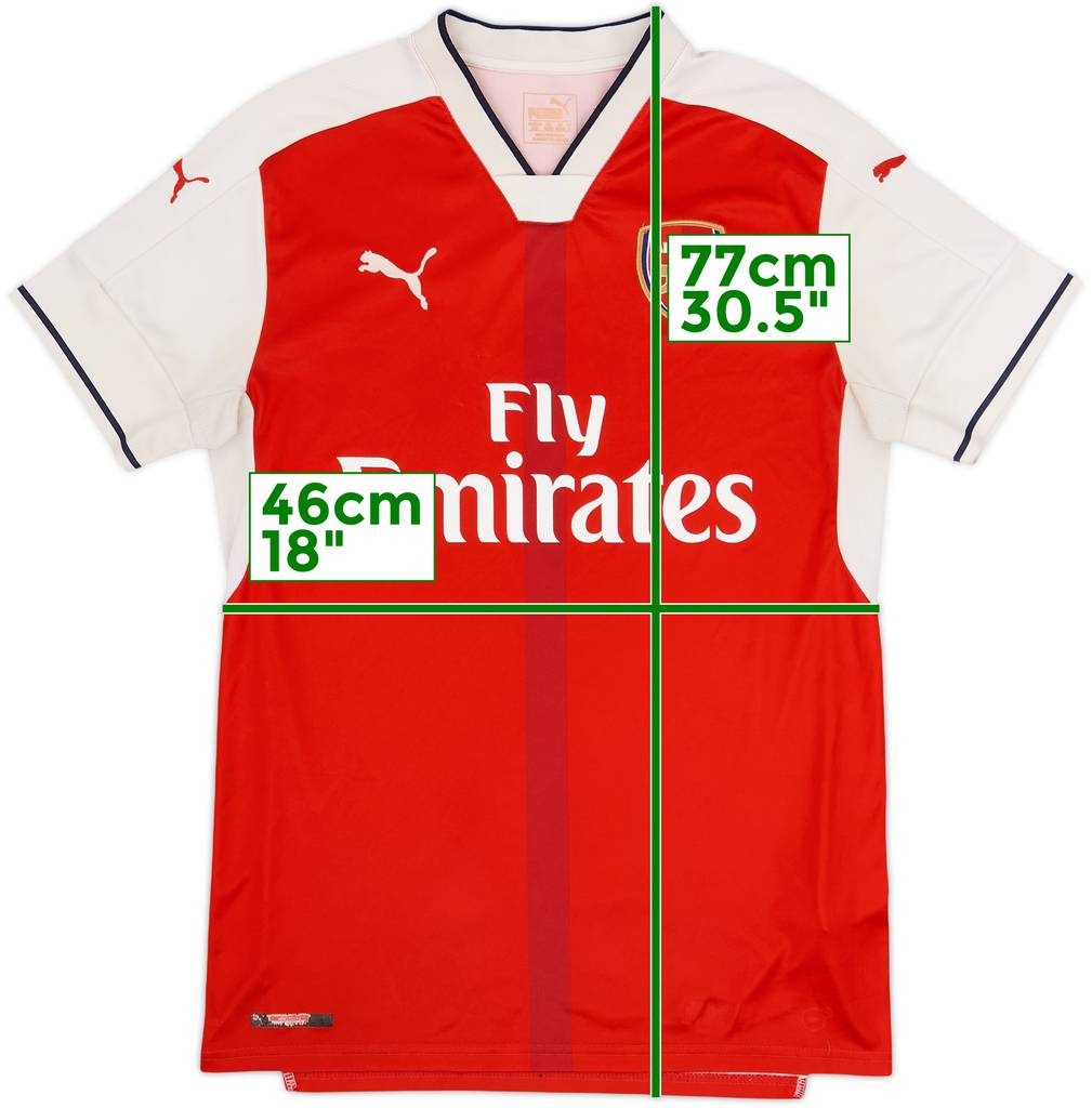 2016-17 Arsenal Home Shirt - 5/10 - (M)