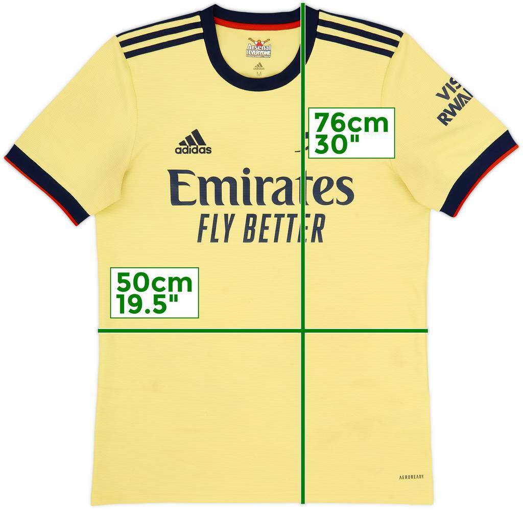 2021-22 Arsenal Away Shirt - 4/10 - (M)