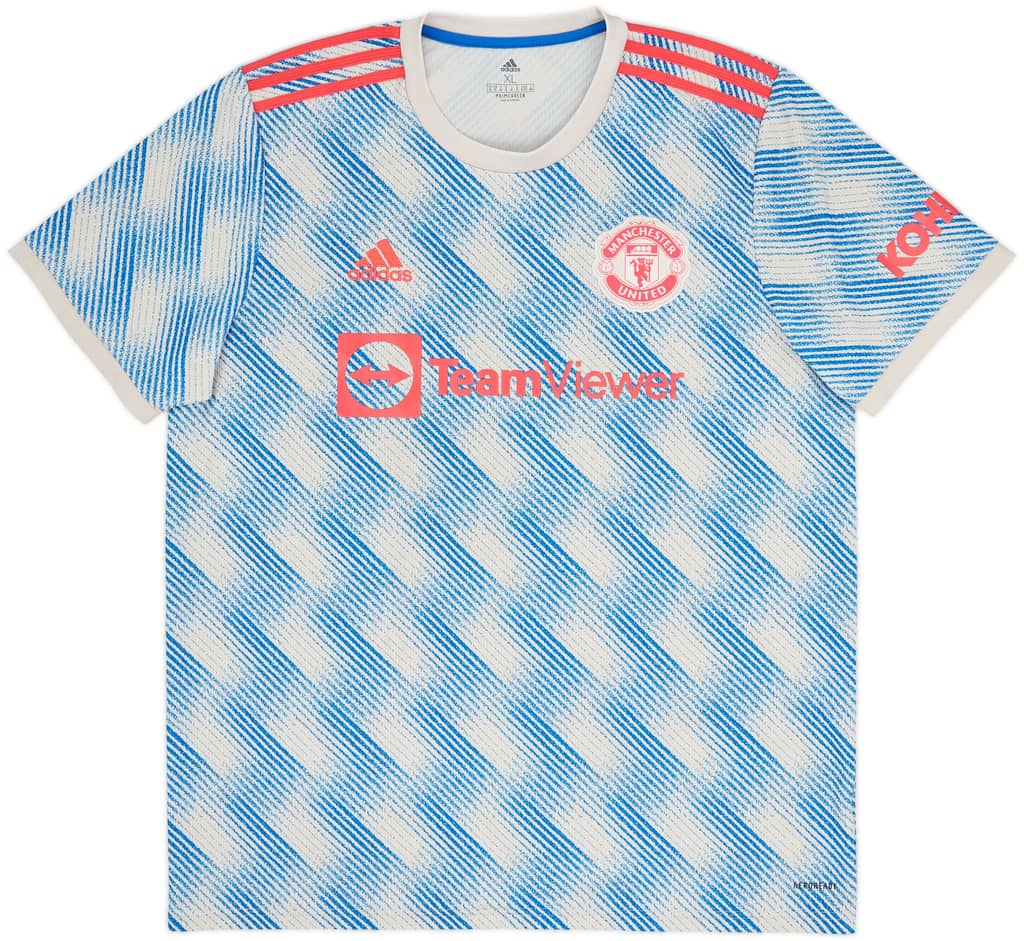 2021-22 Manchester United Away Shirt - 5/10 - (XL)