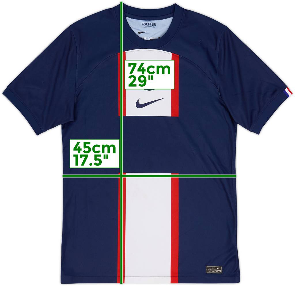 2022-23 Paris Saint-Germain Home Shirt - 5/10 - (S)