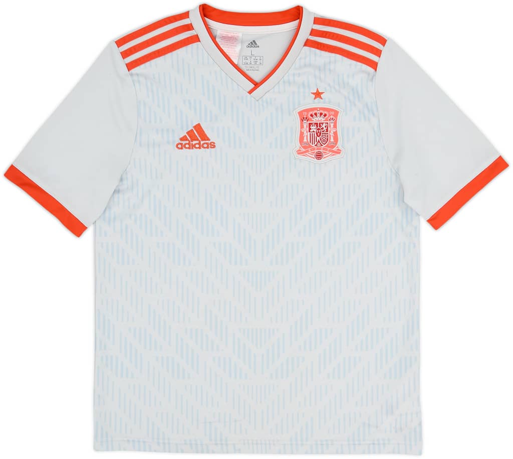 2018-19 Spain Away Shirt - 7/10 - (L.Boys)