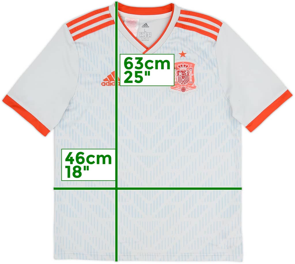2018-19 Spain Away Shirt - 7/10 - (L.Boys)