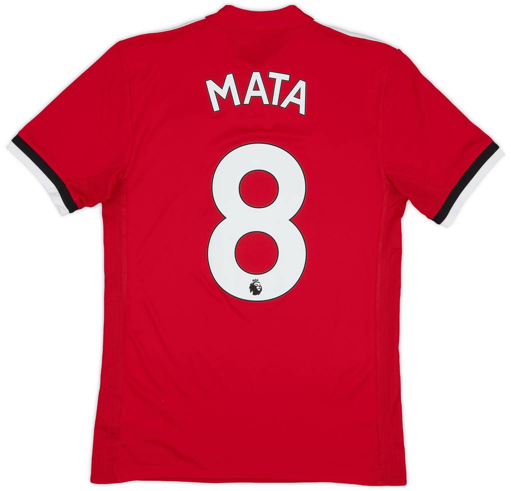 2017-18 Manchester United Home Shirt Mata #8 - 10/10 - (XS)