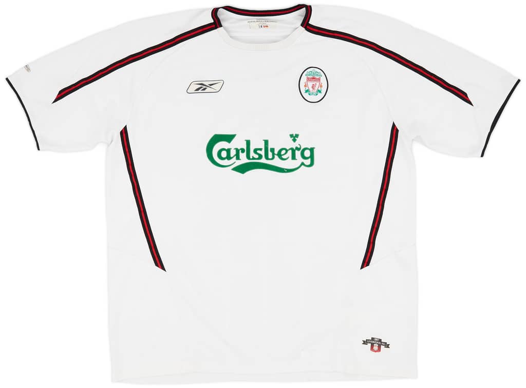 2003-04 Liverpool Away Shirt Gerrard #17 - 7/10 - (XL)