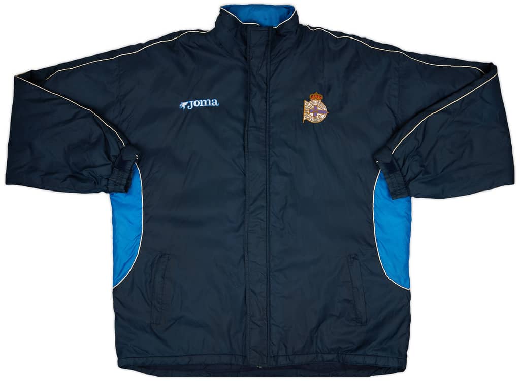 2001-02 Deportivo de La Coruna Joma Padded Bench Coat - 7/10 - (XXL)