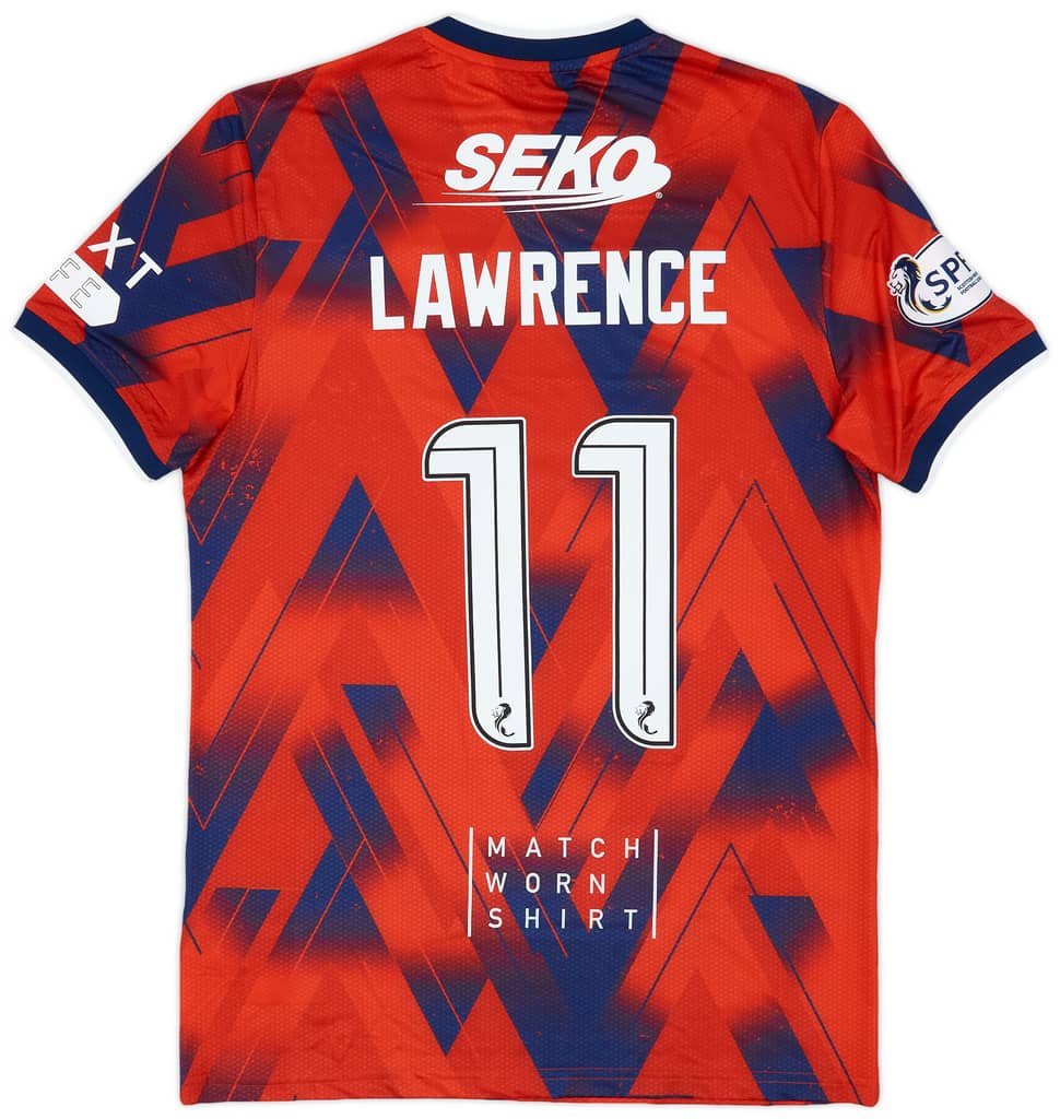 2023-24 Rangers Match Issue Fourth Shirt Lawrence #11