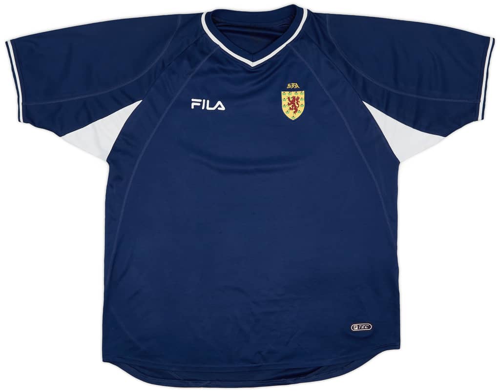 2000-02 Scotland Home Shirt - 8/10 - (XL)