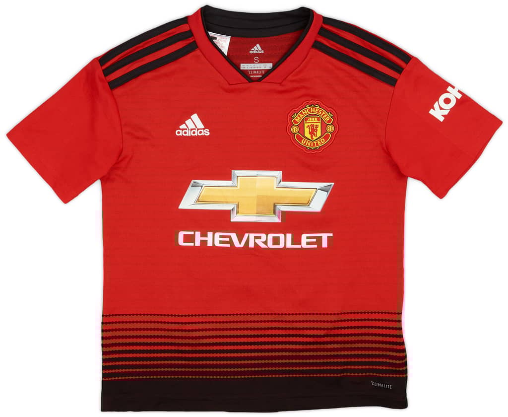 2018-19 Manchester United Home Shirt Lingard #14 - 8/10 - (S.Boys)