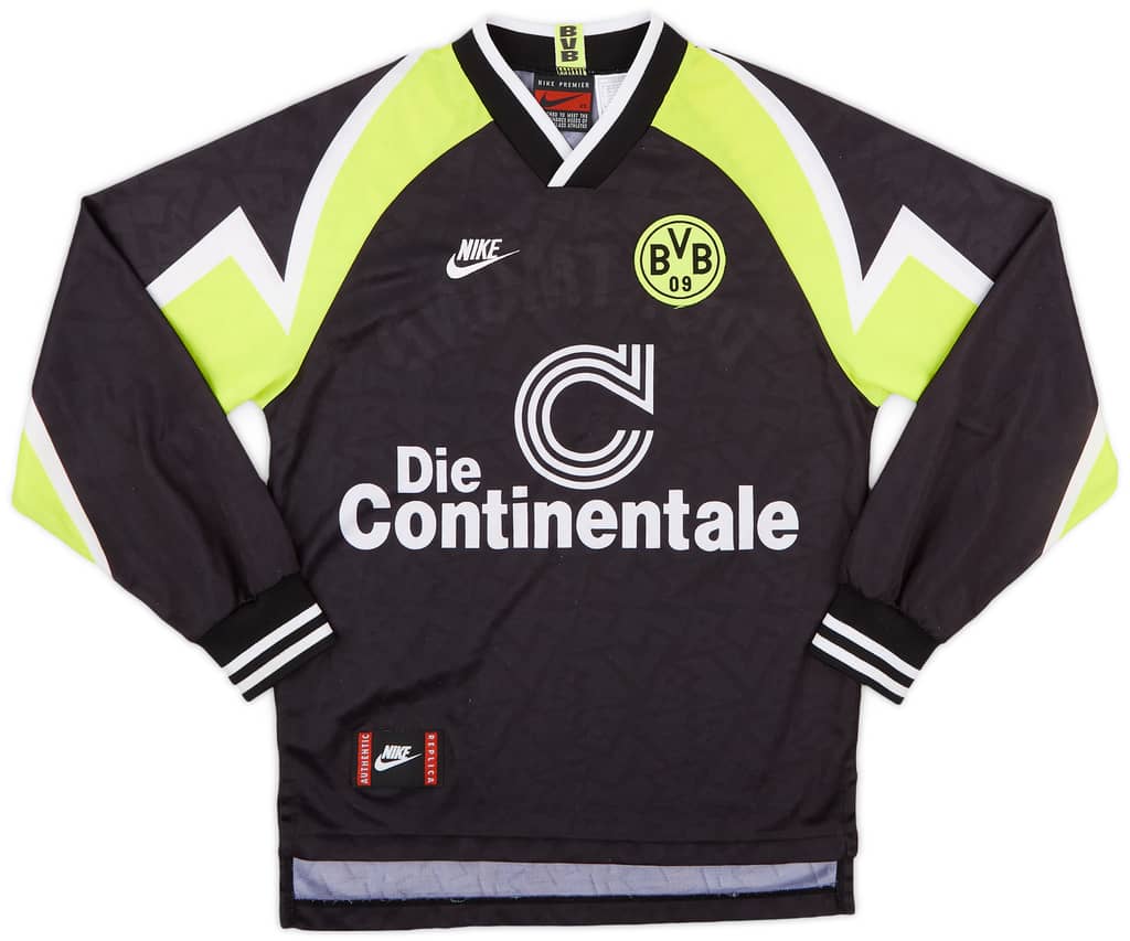 1995-96 Borussia Dortmund Away L/S Shirt - 9/10 - (XS)