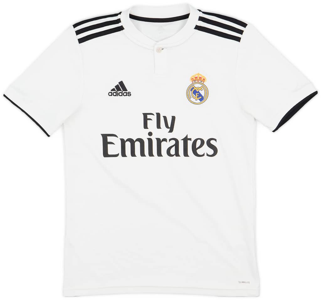 2018-19 Real Madrid Home Shirt - 8/10 - (XS)