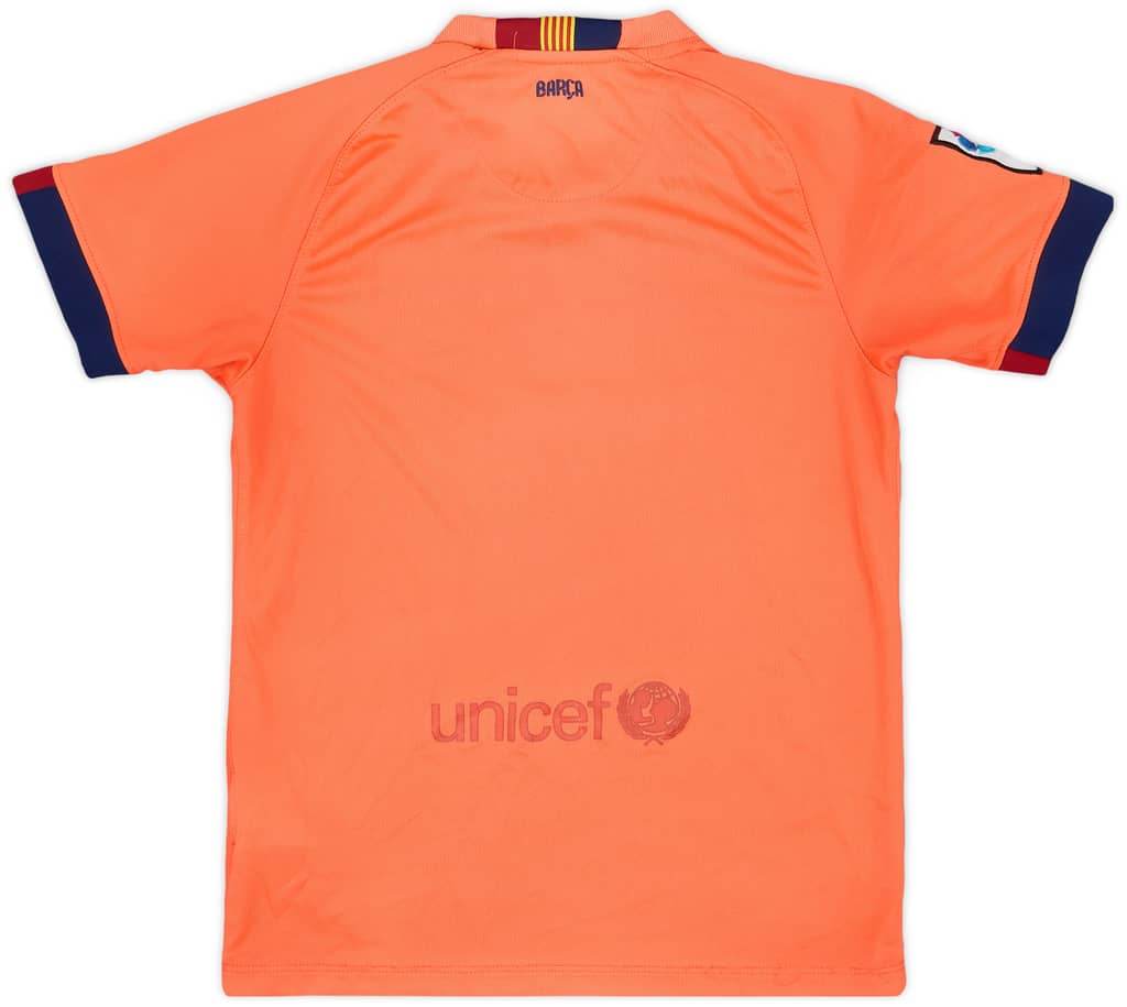 2014-15 Barcelona Away Shirt - 5/10 - (M.Boys)