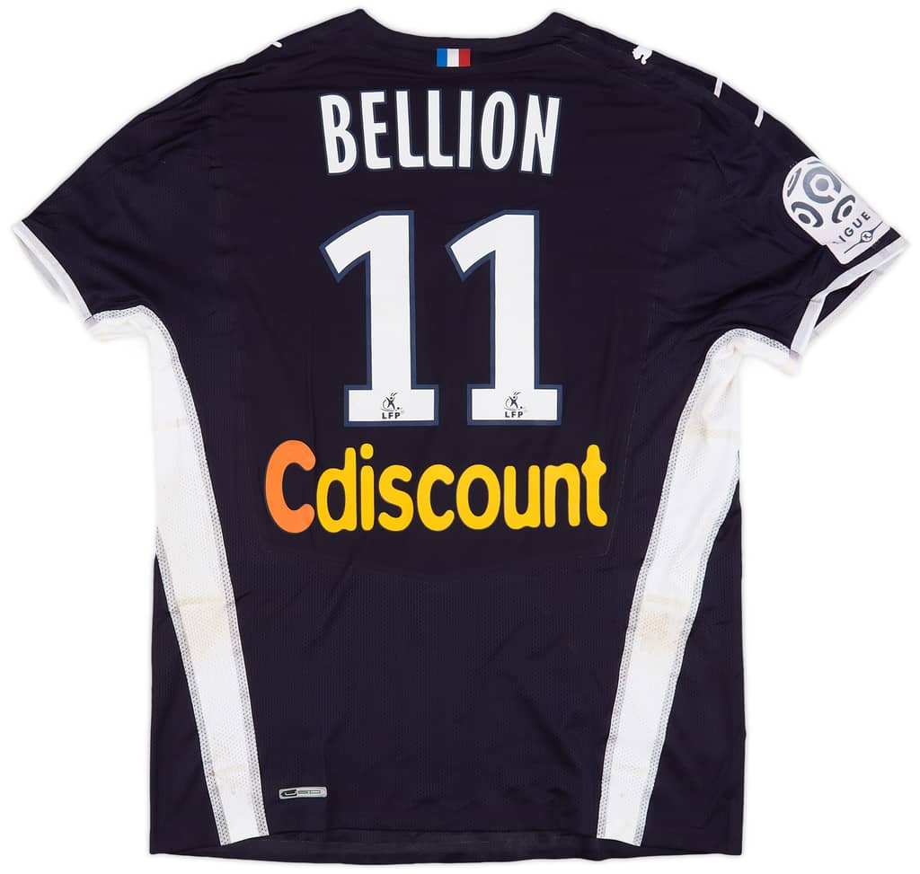2008-09 Bordeaux Match Issue Home Shirt Bellion #11