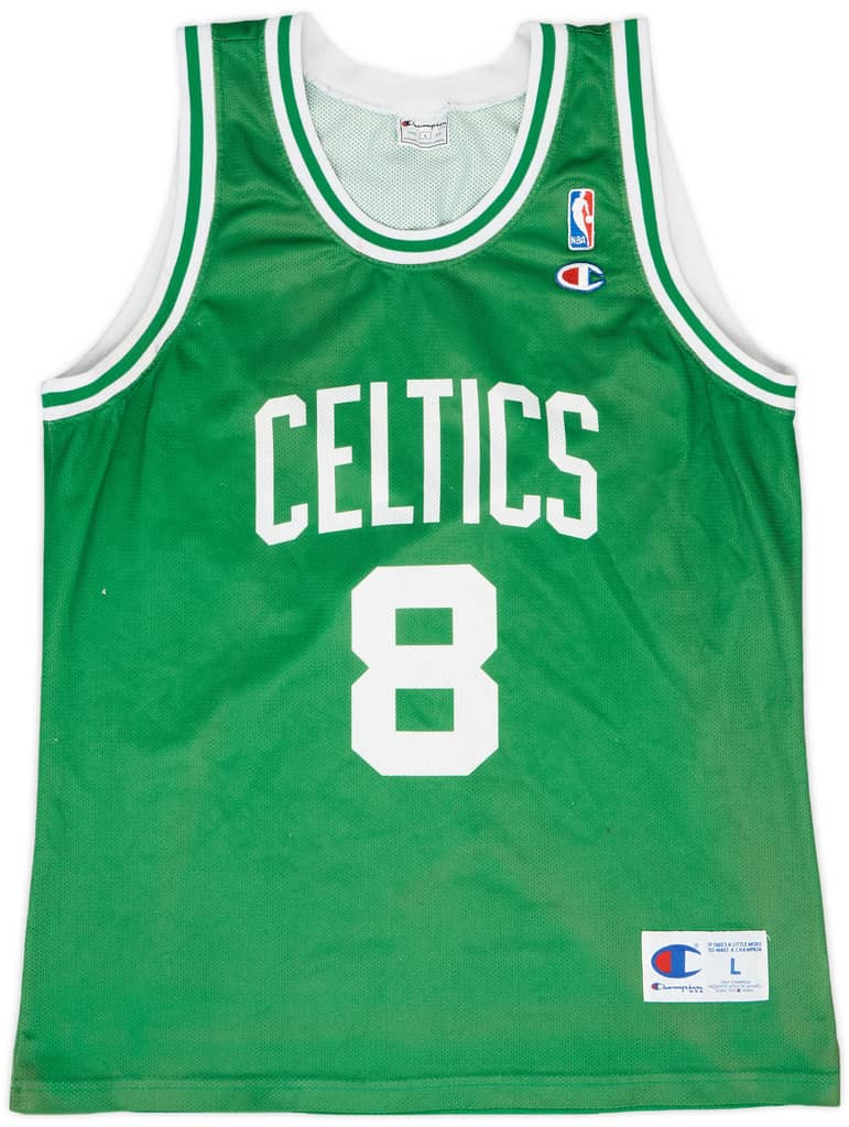 1996-03 Boston Celtics Walker #8 Champion Away Jersey - 5/10 - (L)