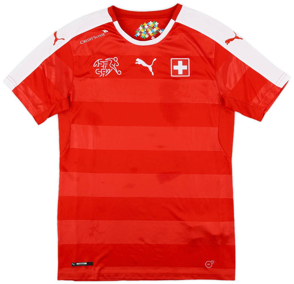 2016-17 Switzerland Home Shirt - 7/10 - (S)