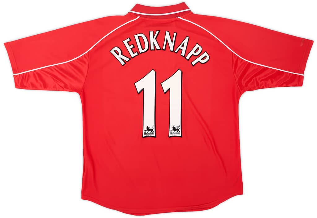 2000-02 Liverpool Home Shirt Redknapp #11 - 6/10 - (L)