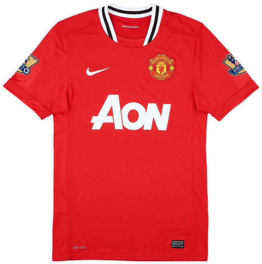 2011-12 Manchester United Home Shirt Rooney #10 - 6/10 - (S)