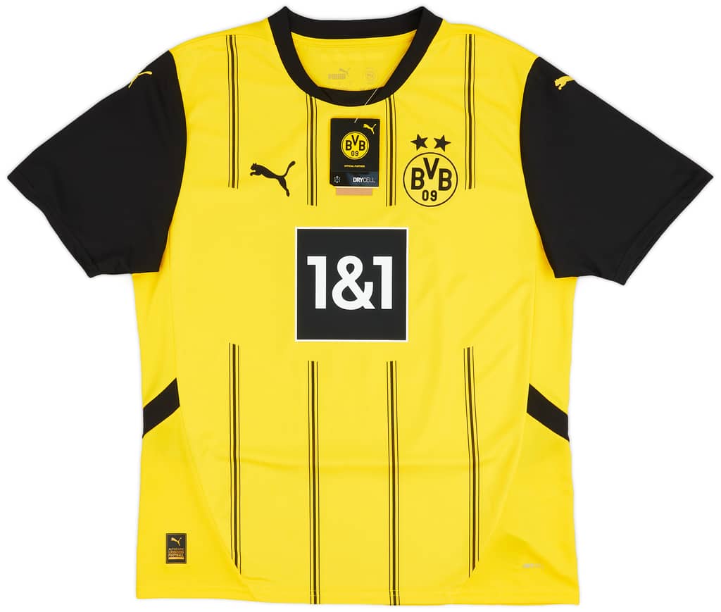 2024-25 Borussia Dortmund Home Shirt Brandt #19