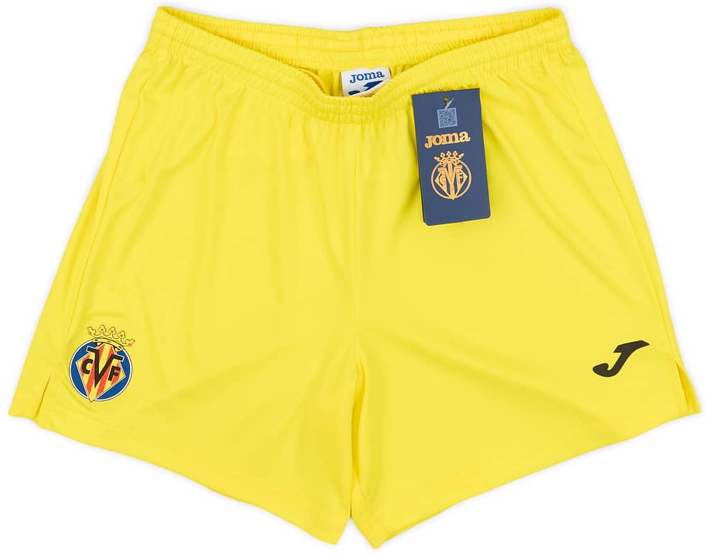 2022-23 Villarreal Home Shorts (13-14 Years)