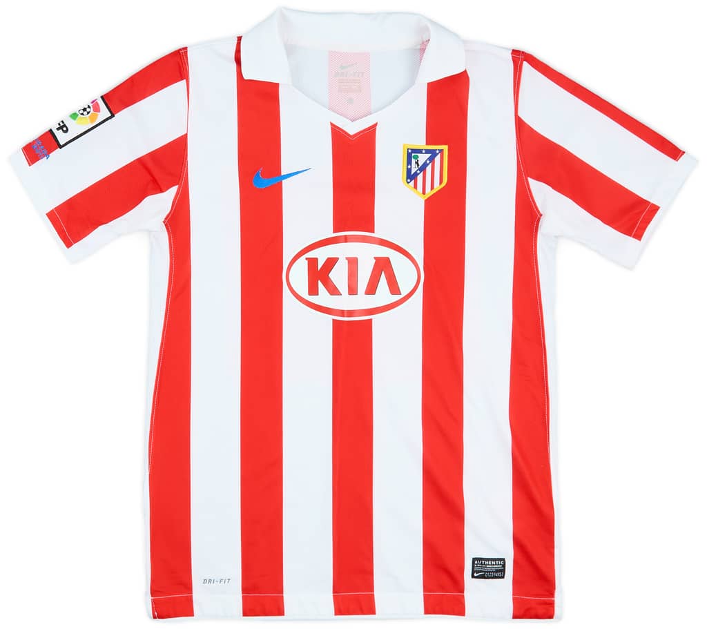2009-10 Atletico Madrid Home Shirt - 8/10 - (XL.Boys)
