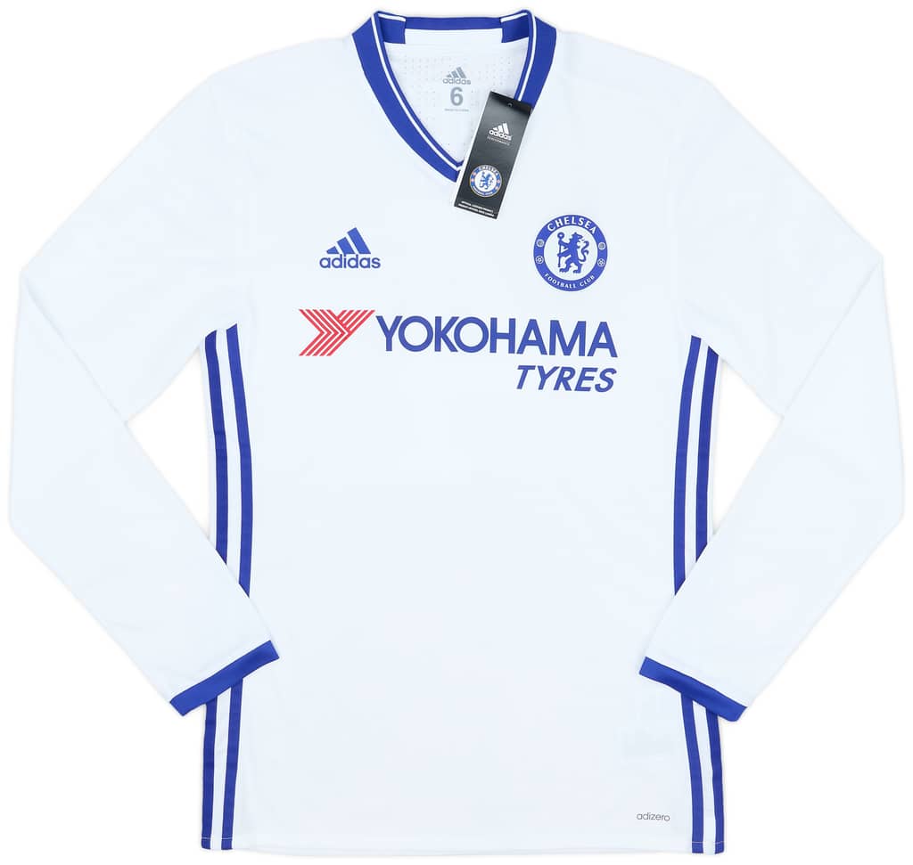 2016-17 Chelsea Player Issue Third L/S Shirt Fabregas #4 (M)