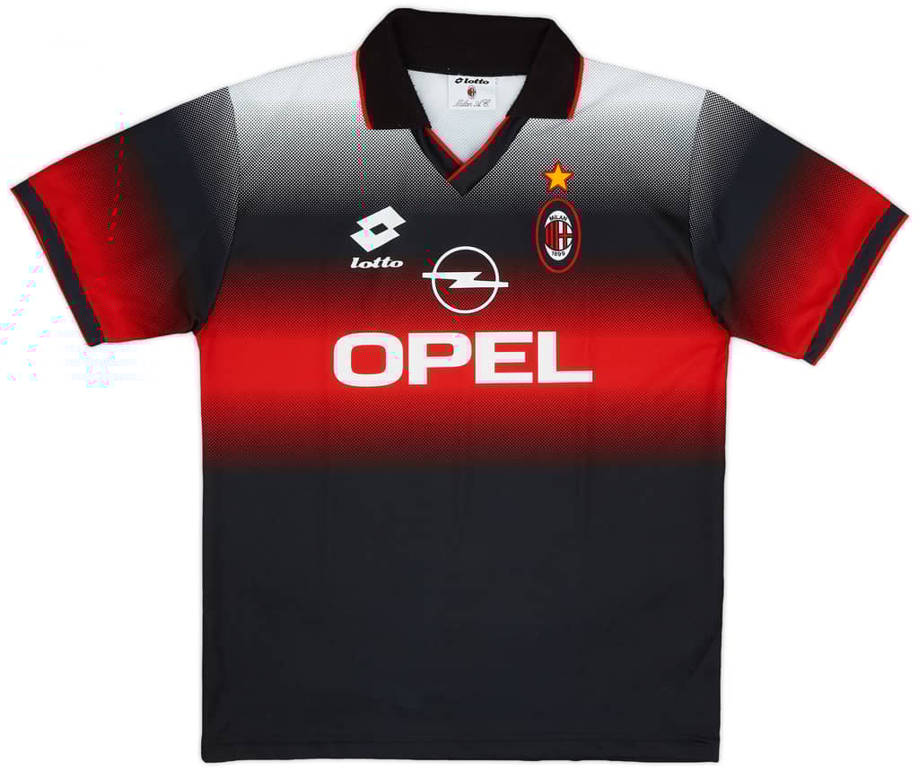 1995-96 AC Milan Lotto Training Shirt - 9/10 - (XXL)