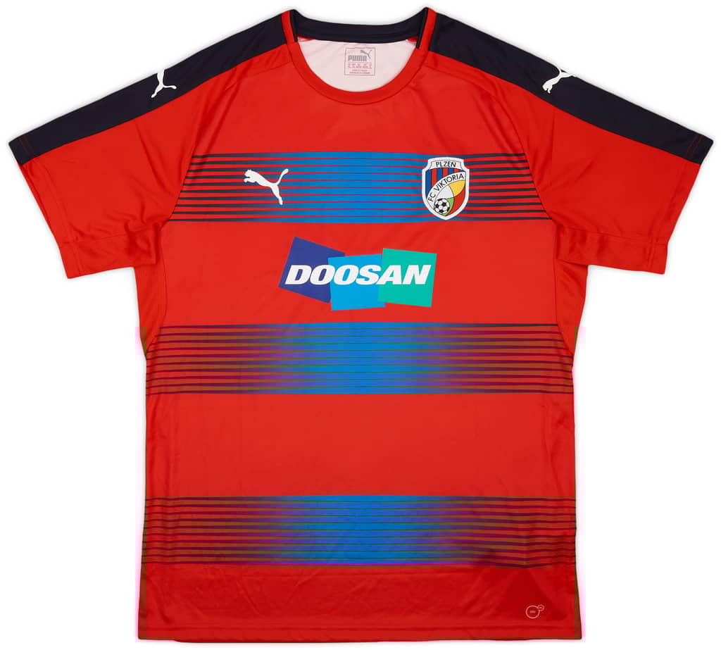 2016-17 Viktoria Plzen Home Shirt - 8/10 - (XL)