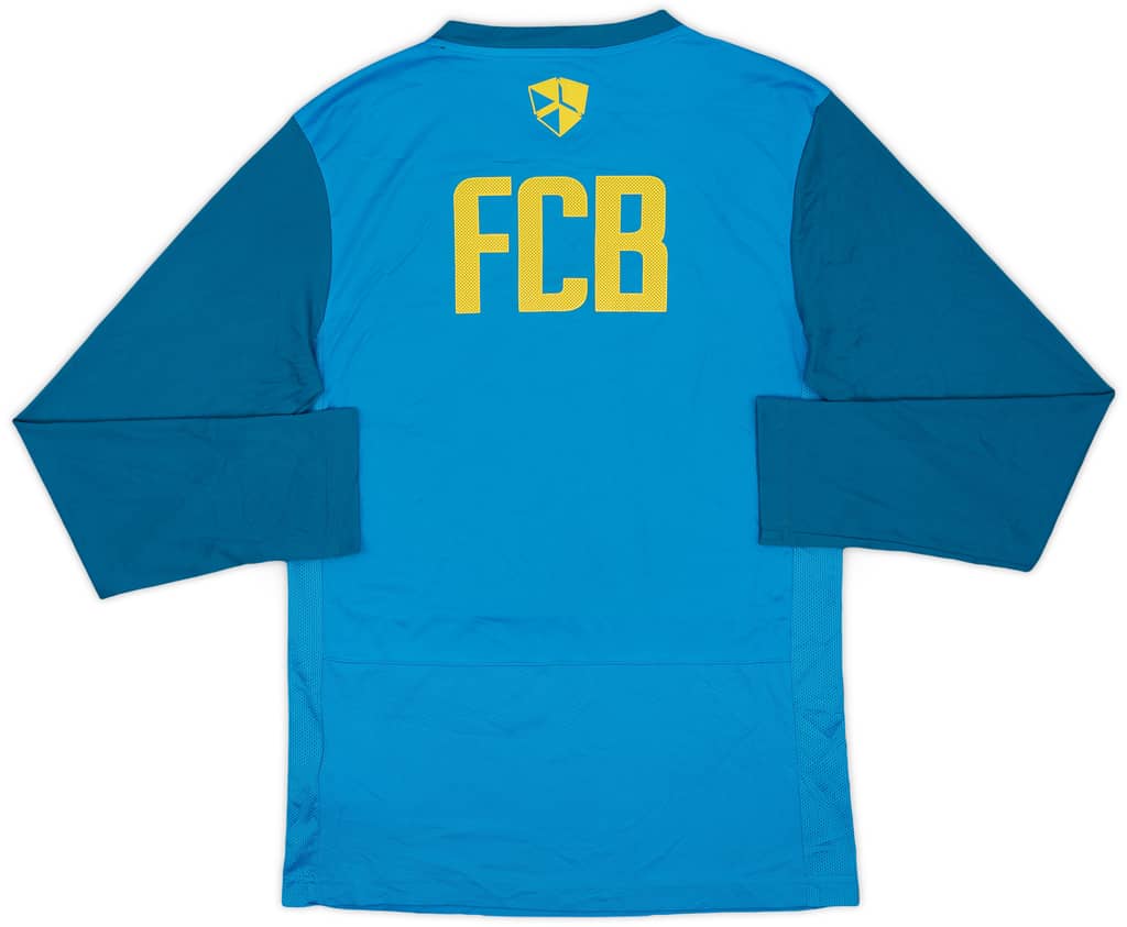 2011-12 Barcelona Nike Training L/S Shirt - 8/10 - (S)