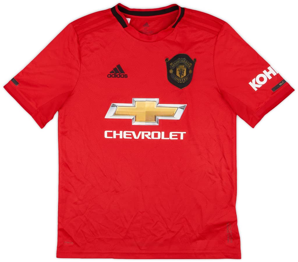 2019-20 Manchester United Home Shirt - 9/10 - (XL.Boys)