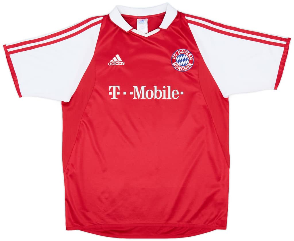 2003-04 Bayern Munich Home Shirt - 8/10 - (XL.Boys)