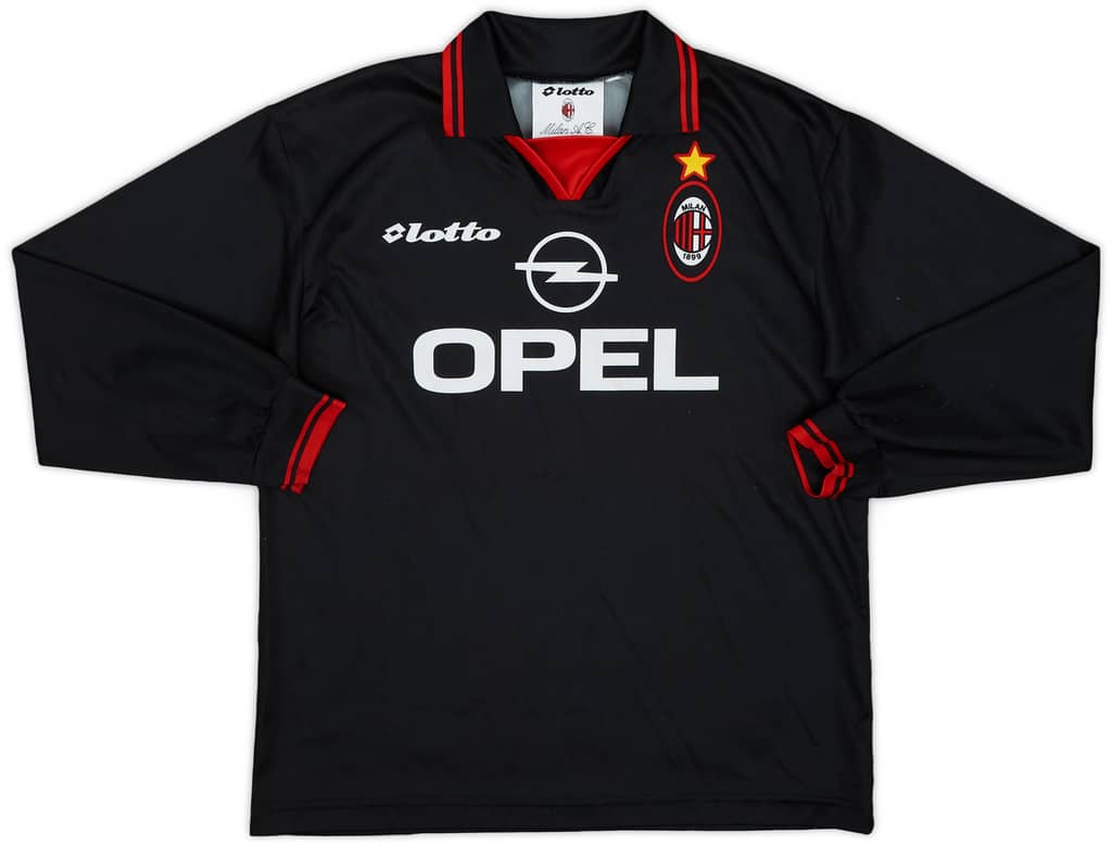 1997-98 AC Milan Basic Third L/S Shirt - 7/10 - (XL.Boys)
