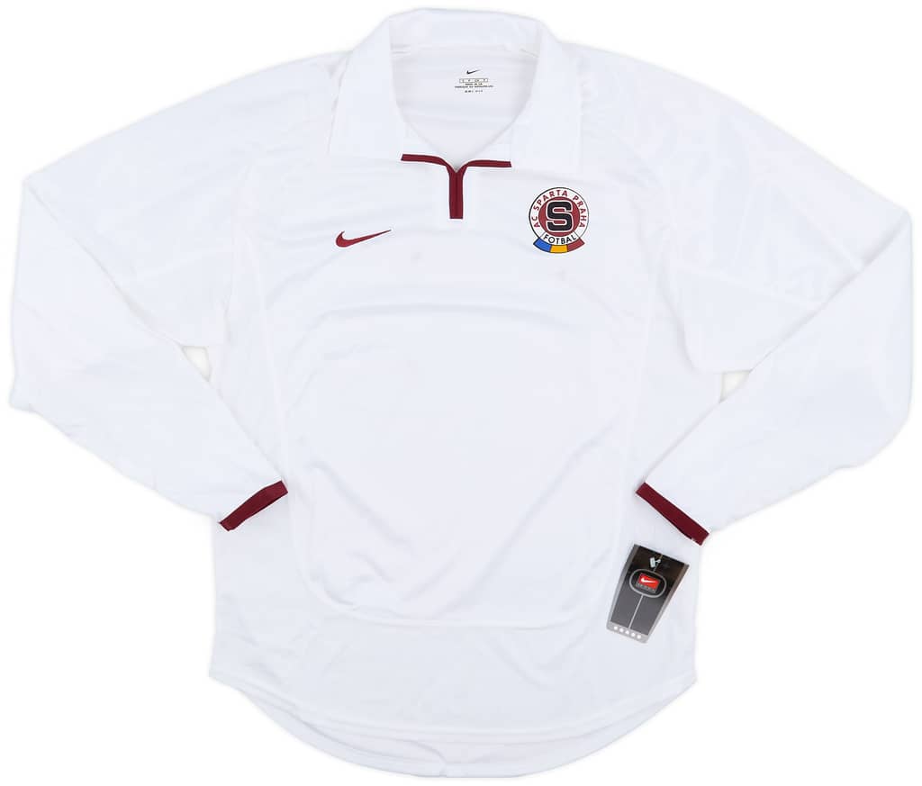 2001-03 Sparta Prague Player Issue Away L/S Shirt (S)