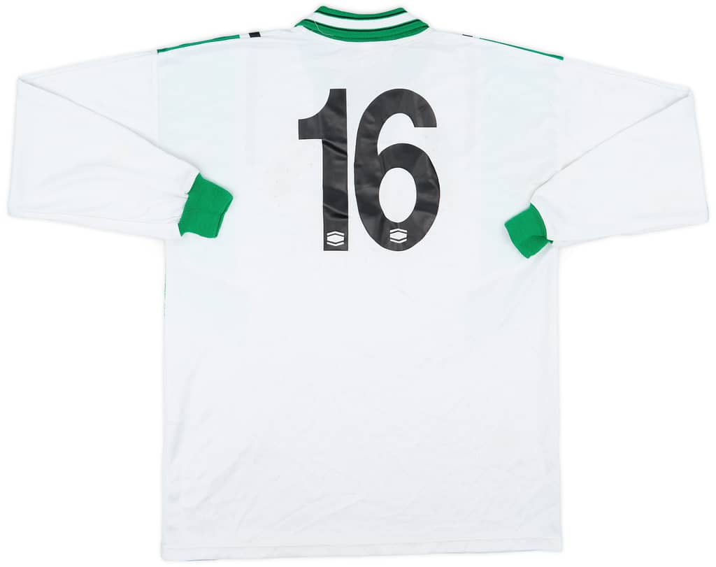 2000-02 North Ferriby United Match Issue Home L/S Shirt #16