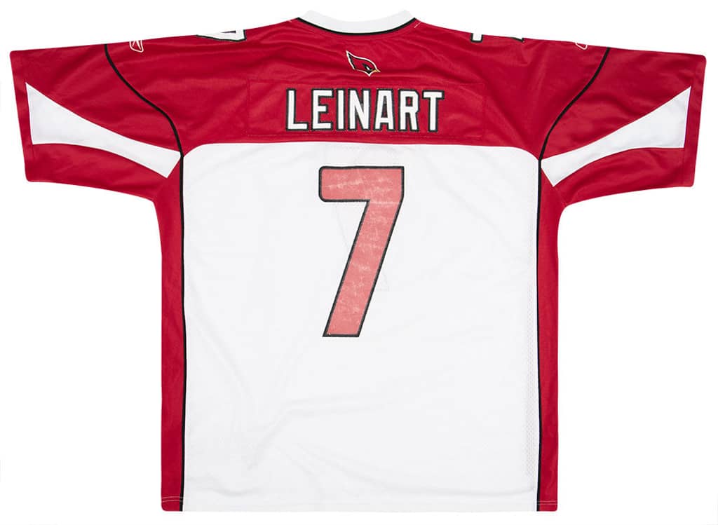 2006 Arizona Cardinals Leinart #7 Reebok Premier Jersey (Away) XXL