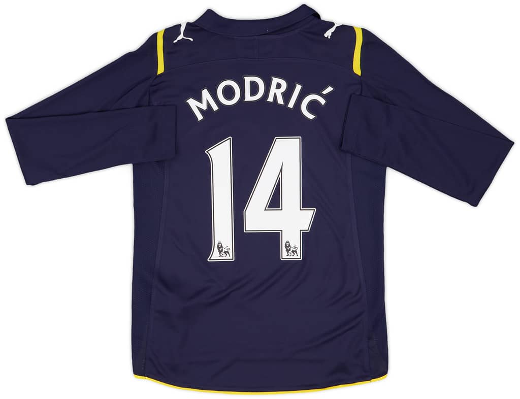 2009-10 Tottenham Away L/S Shirt Modric #14 (S)
