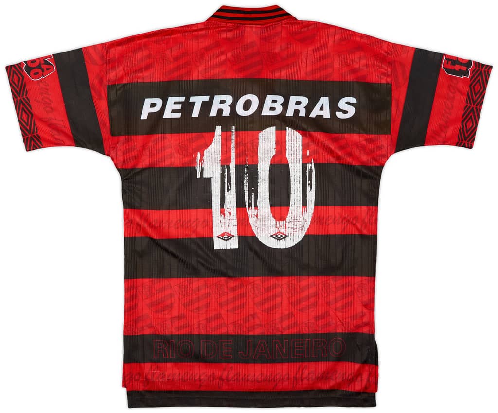1995-96 Flamengo Centenary Home Shirt #10 - 5/10 - (M)