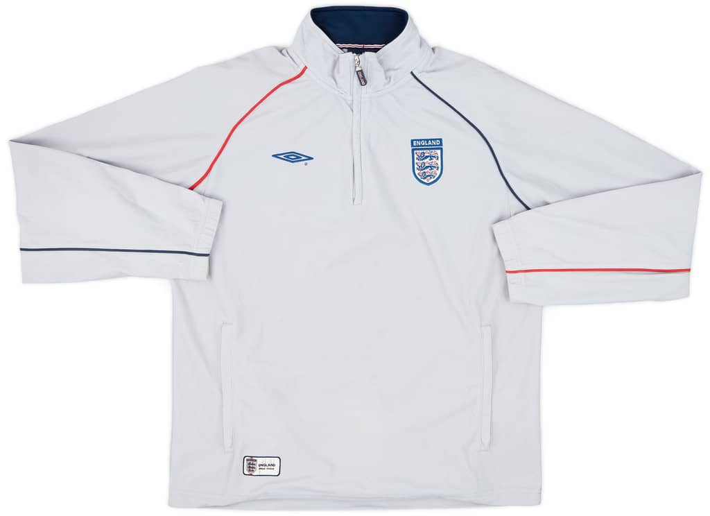 2002-04 England Umbro 1/4 Zip Drill Top - 7/10 - (L)