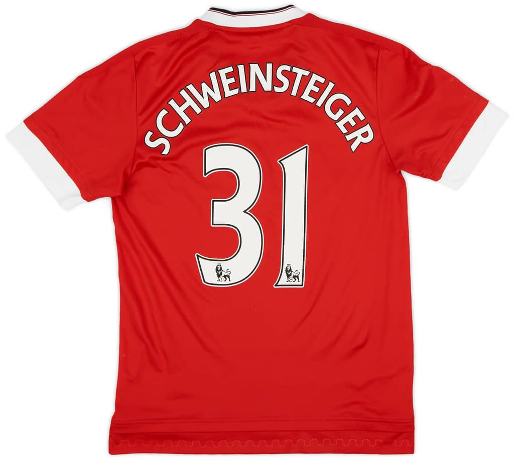 2015-16 Manchester United Home Shirt Schweinsteiger #31 - 5/10 - (S)
