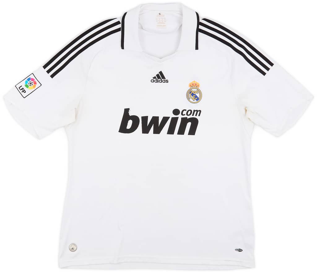 2008-09 Real Madrid Home Shirt - 5/10 - (XL)