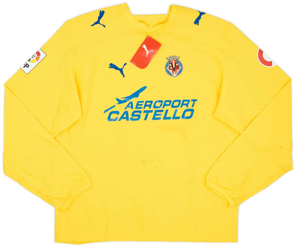 2006-07 Villarreal Home L/S Shirt (L)