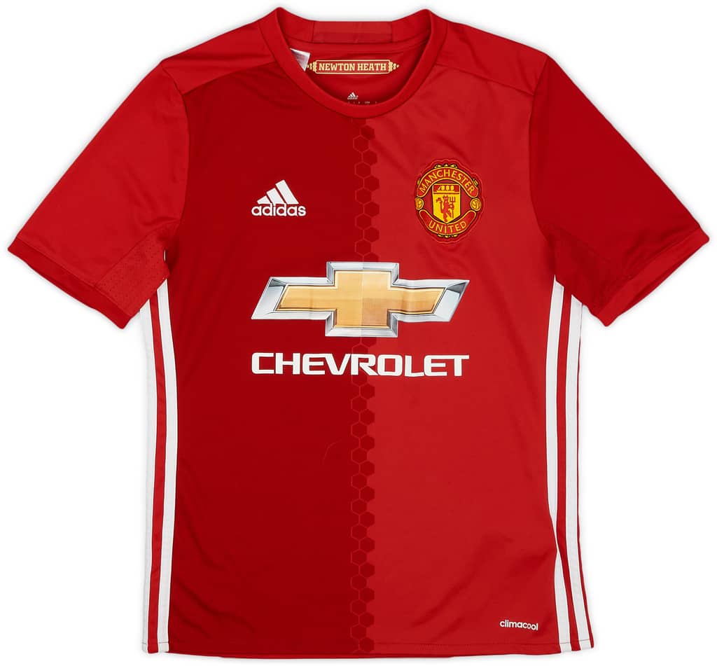2016-17 Manchester United Home Shirt - 8/10 - (L.Boys)